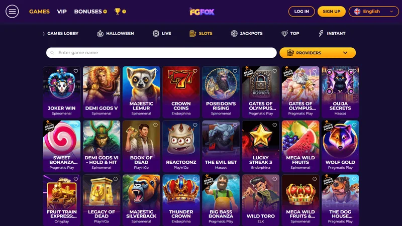 FairGo Casino Game Library